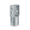 Pillar insulator fittings for power stations