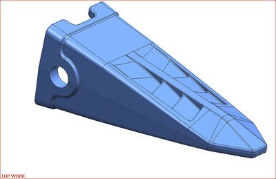 Rock Pointed Bucket Teeth of Mining Excavators