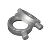 Bearing bushing trunnions