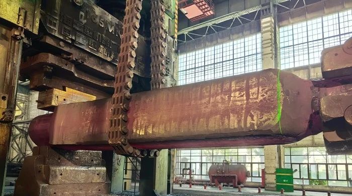 Super Large Marine Hammer Core Forging Piece, Successfully Forged!