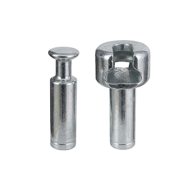 Overhead line insulator connection fittings